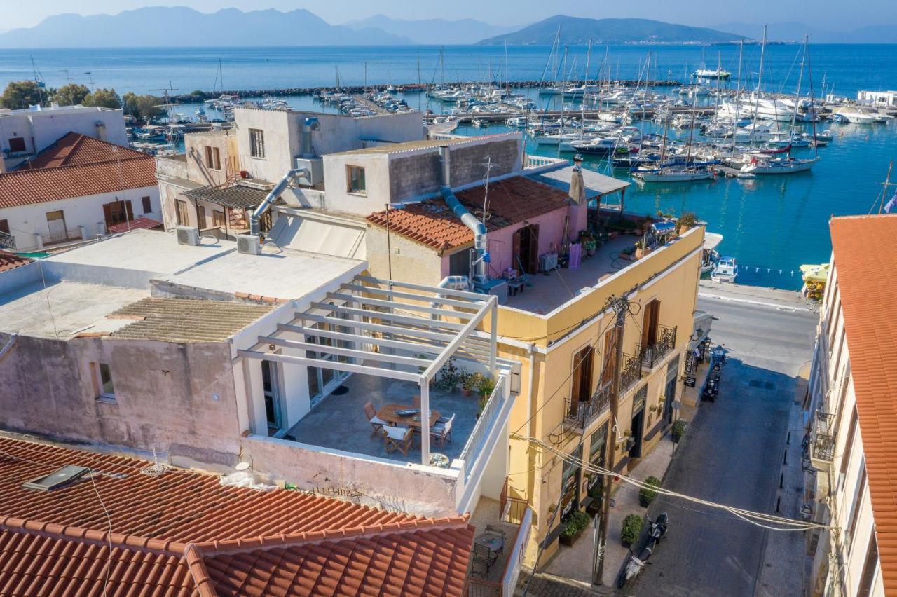 Apartament The Roof - Flat Sea View In Aegina Town Zewnętrze zdjęcie