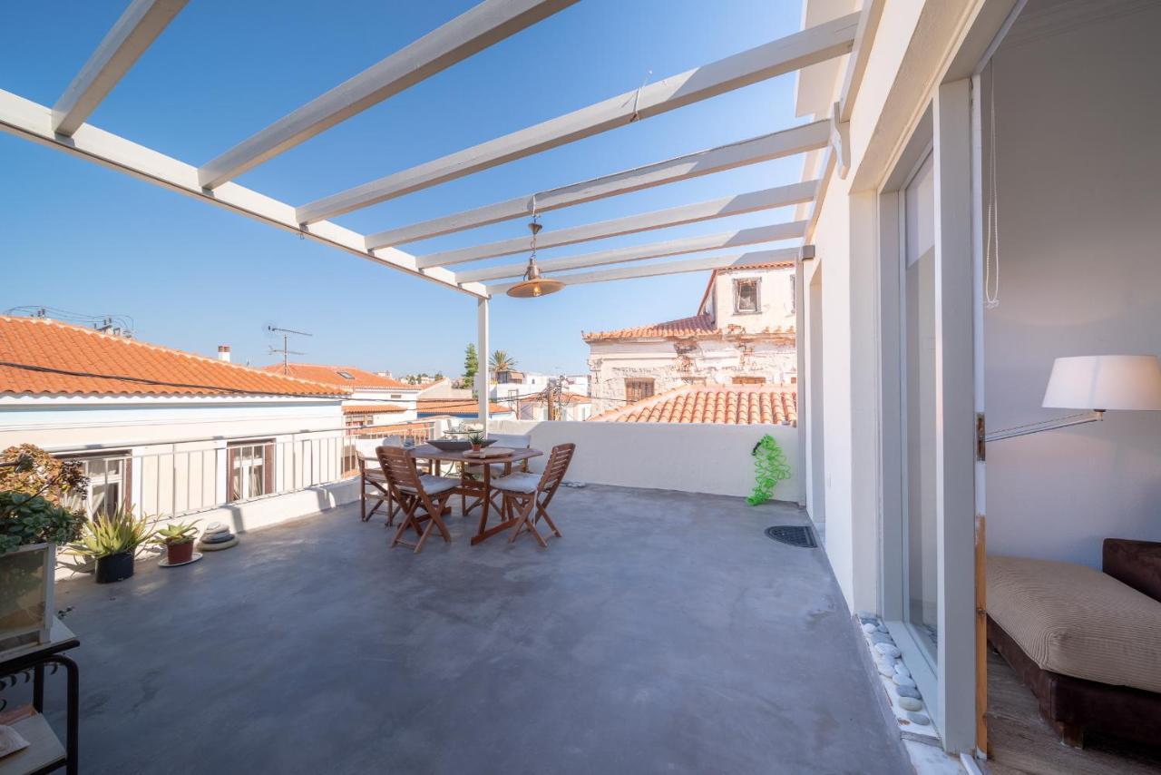 Apartament The Roof - Flat Sea View In Aegina Town Zewnętrze zdjęcie